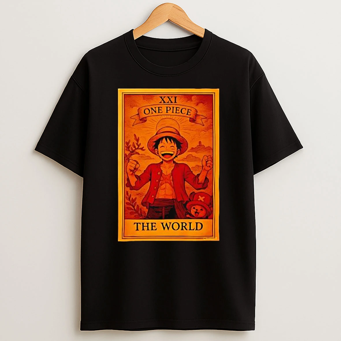 The World Tarot Xxi One Piece Luffy T Shirt