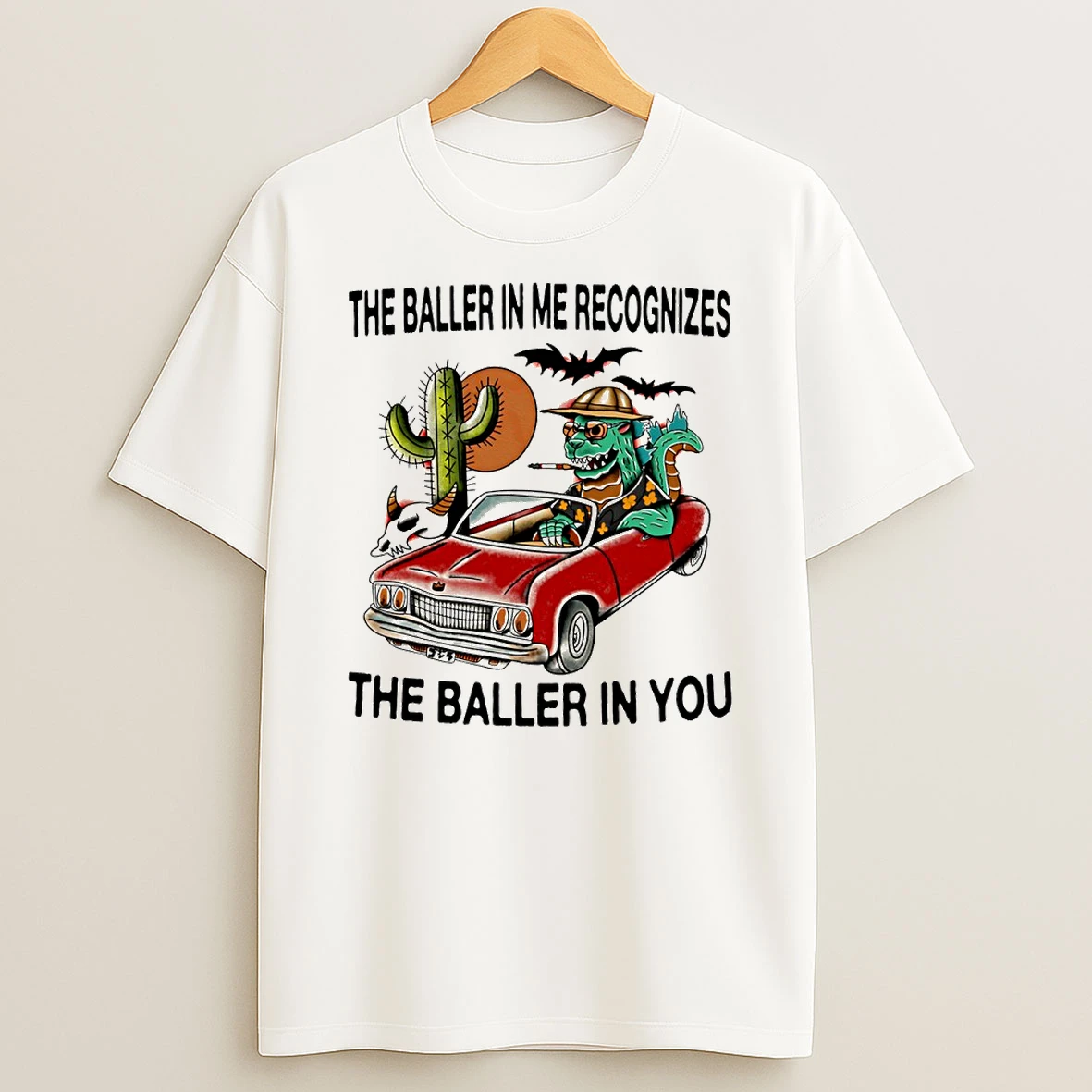 The Baller In Me Recognizes The Baller In You Circle T Shirt