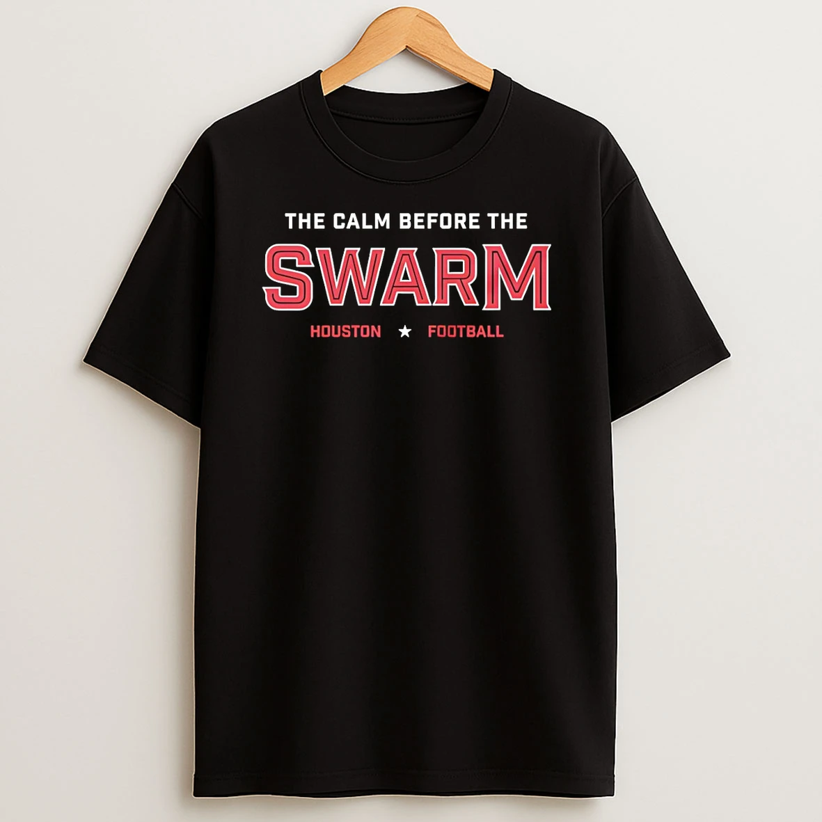 The Calm Before The Swarm Swarm City Houston Texans Football T Shirt