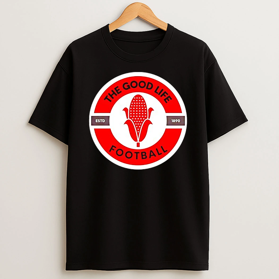 The Good Life Football Nebraska Cornhuskers Logo T Shirt