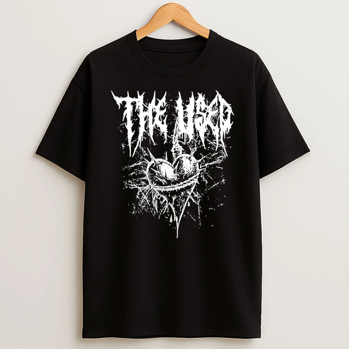 The Used Spiked Heart T Shirt