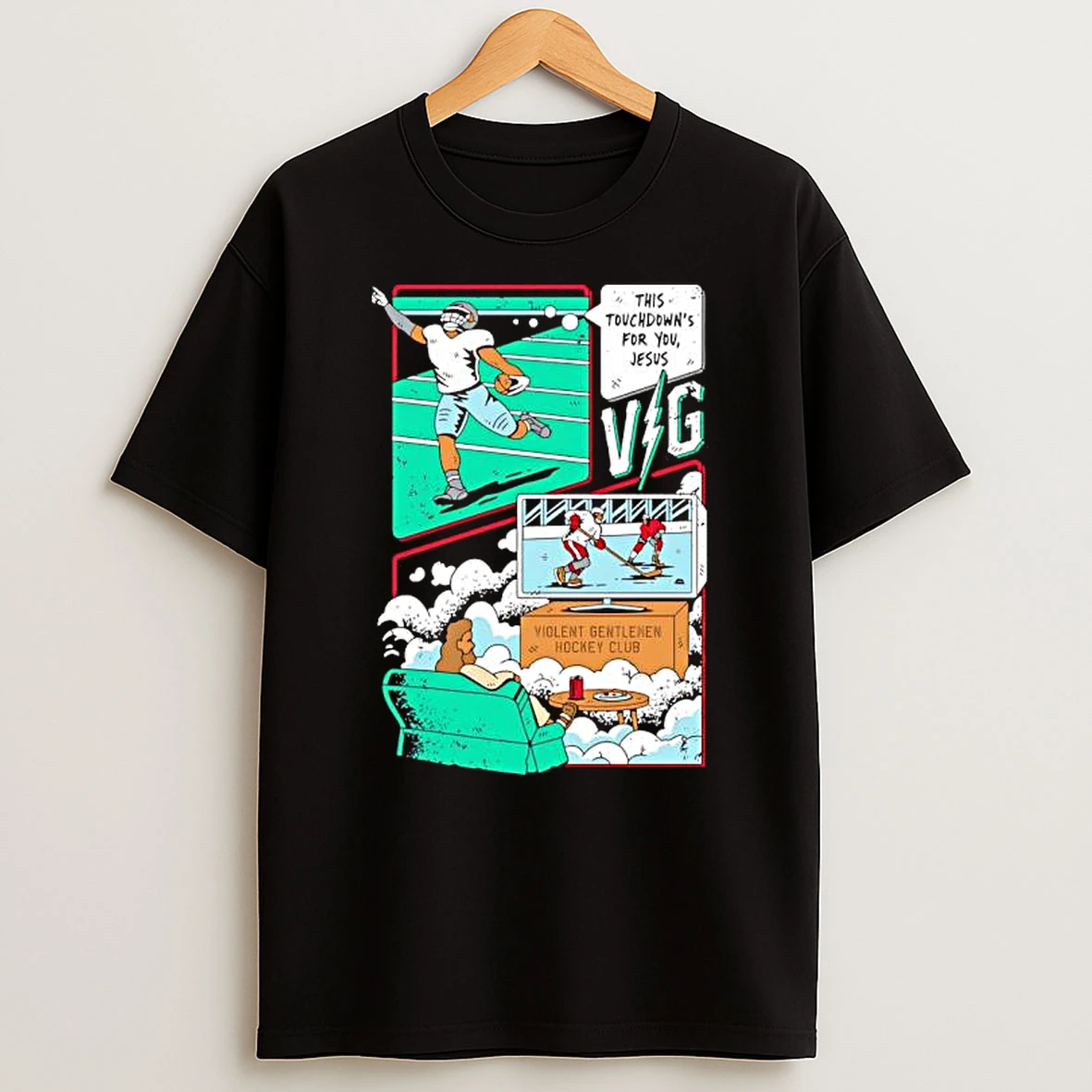 This Touchdowns For You Jesus T Shirt