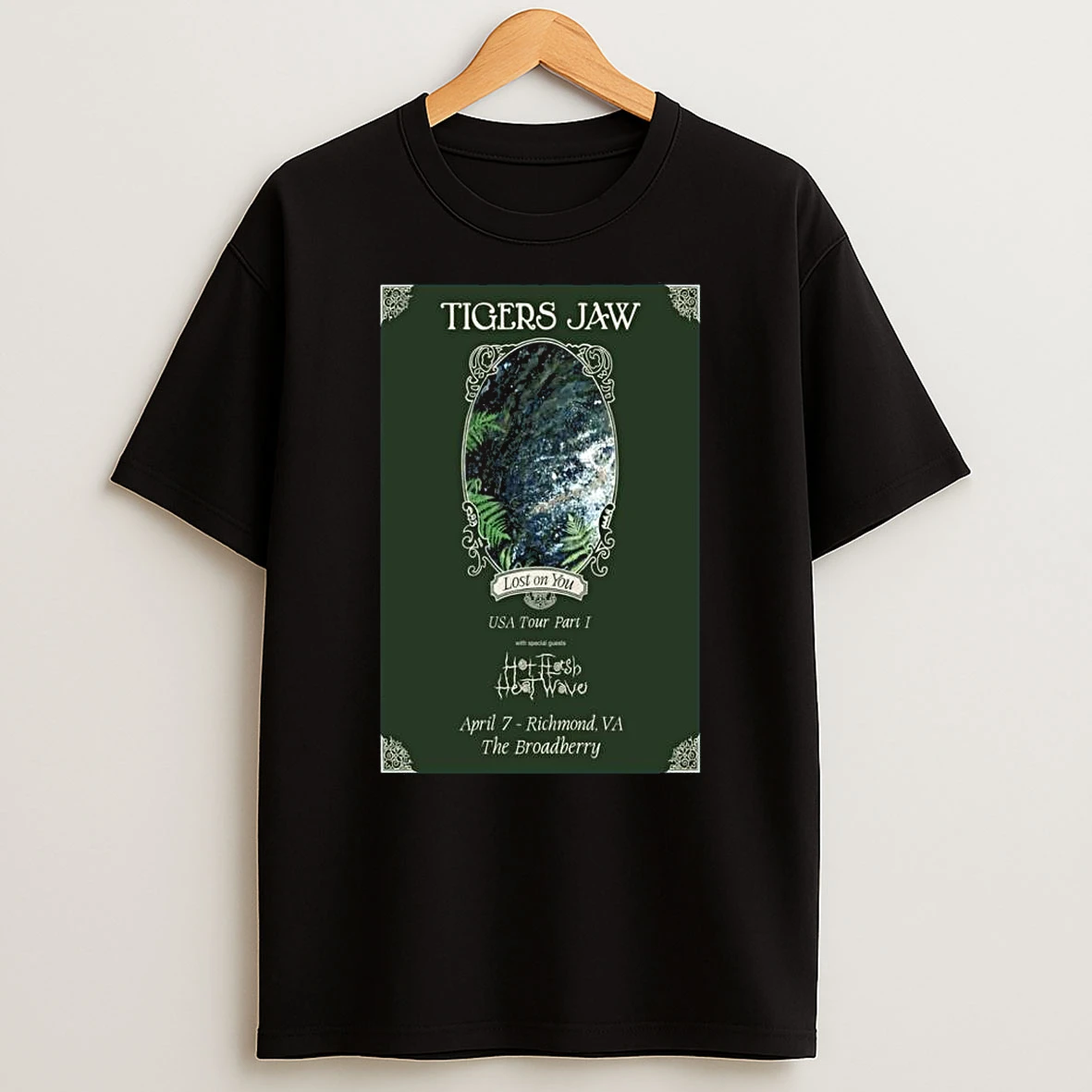 Tigers Jaw The Broadberry April 2026 T Shirt
