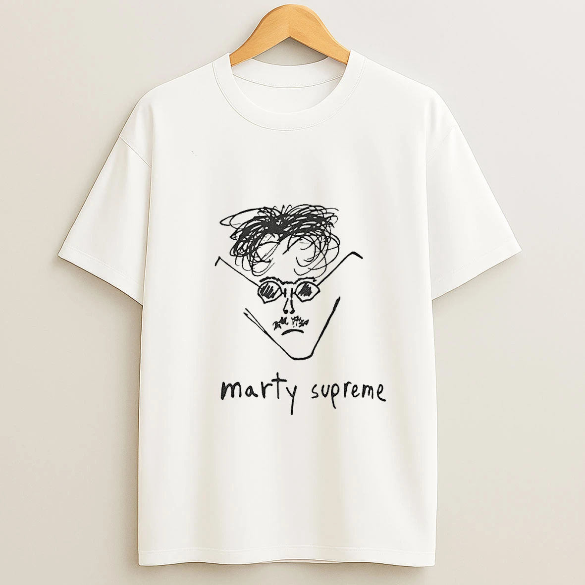 Timothee Chalamet Marty Supreme Ms Doodle T Shirt