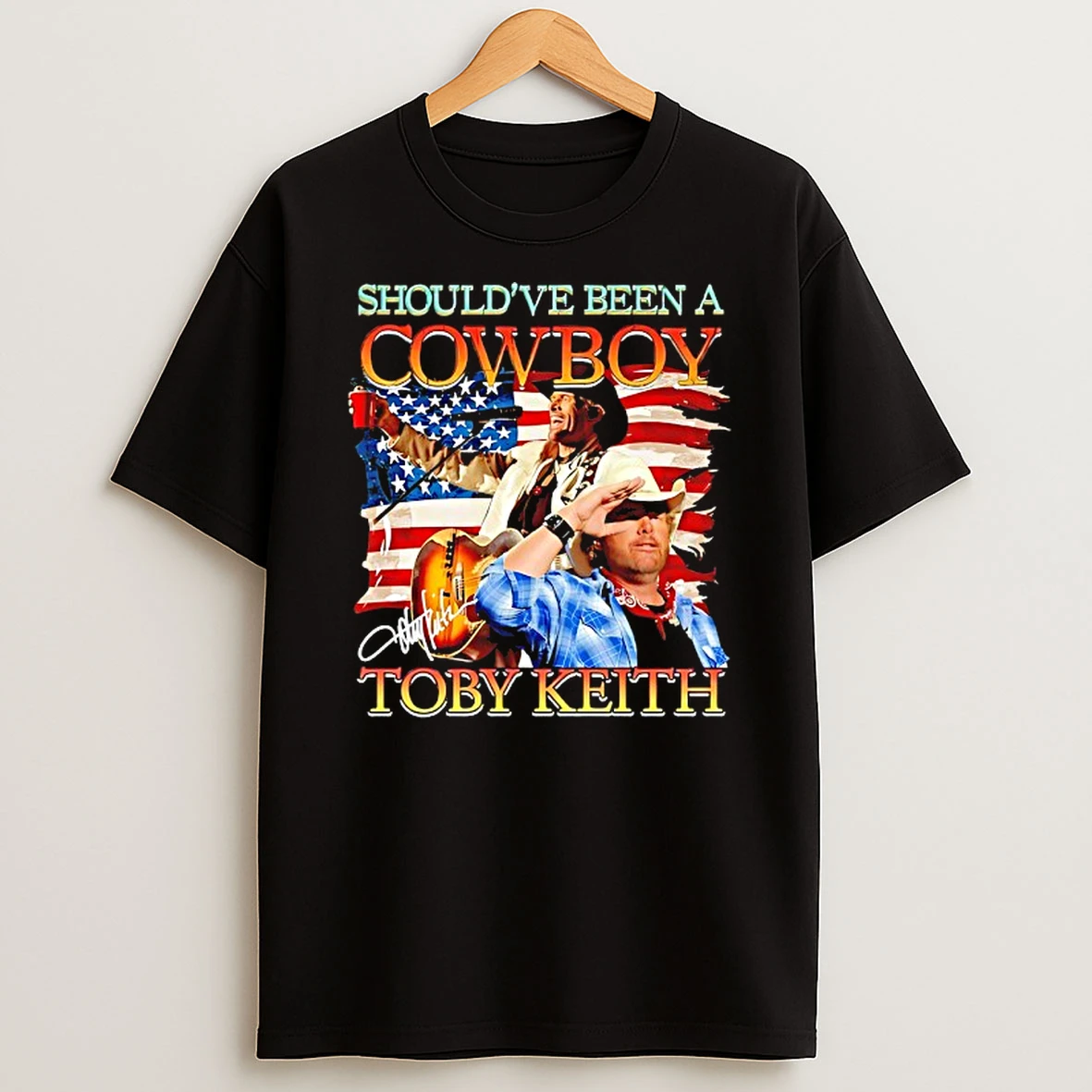 Toby Keith Shouldve Been A Cowboy Signature T Shirt