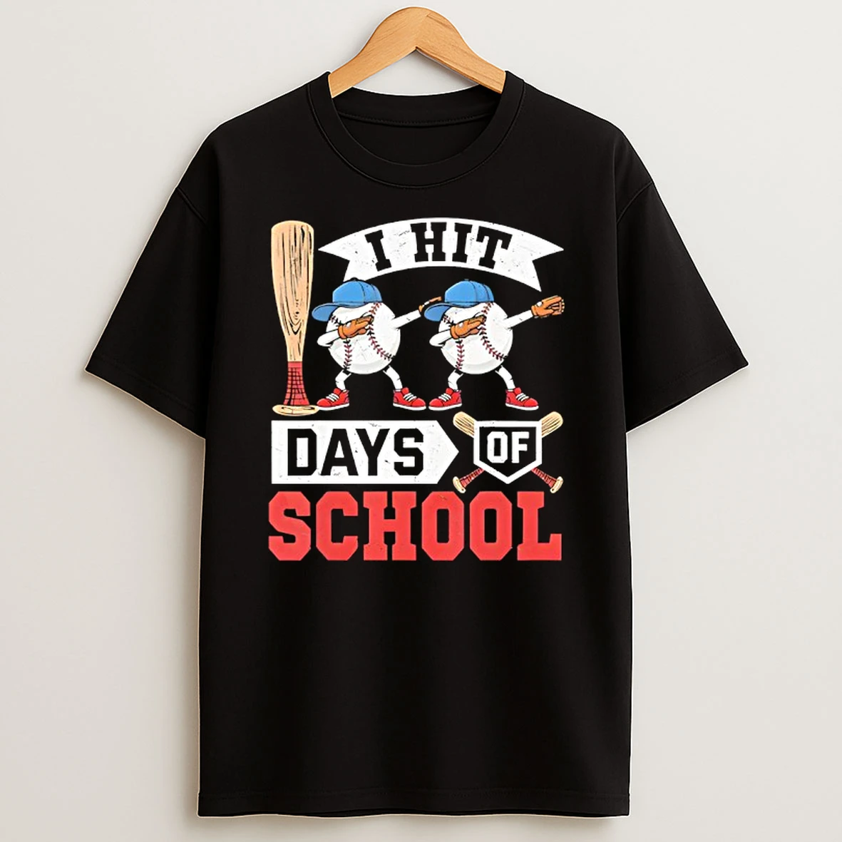 Toddler Boy 100 Days Of School Boys 100th Day Baseball T Shirt