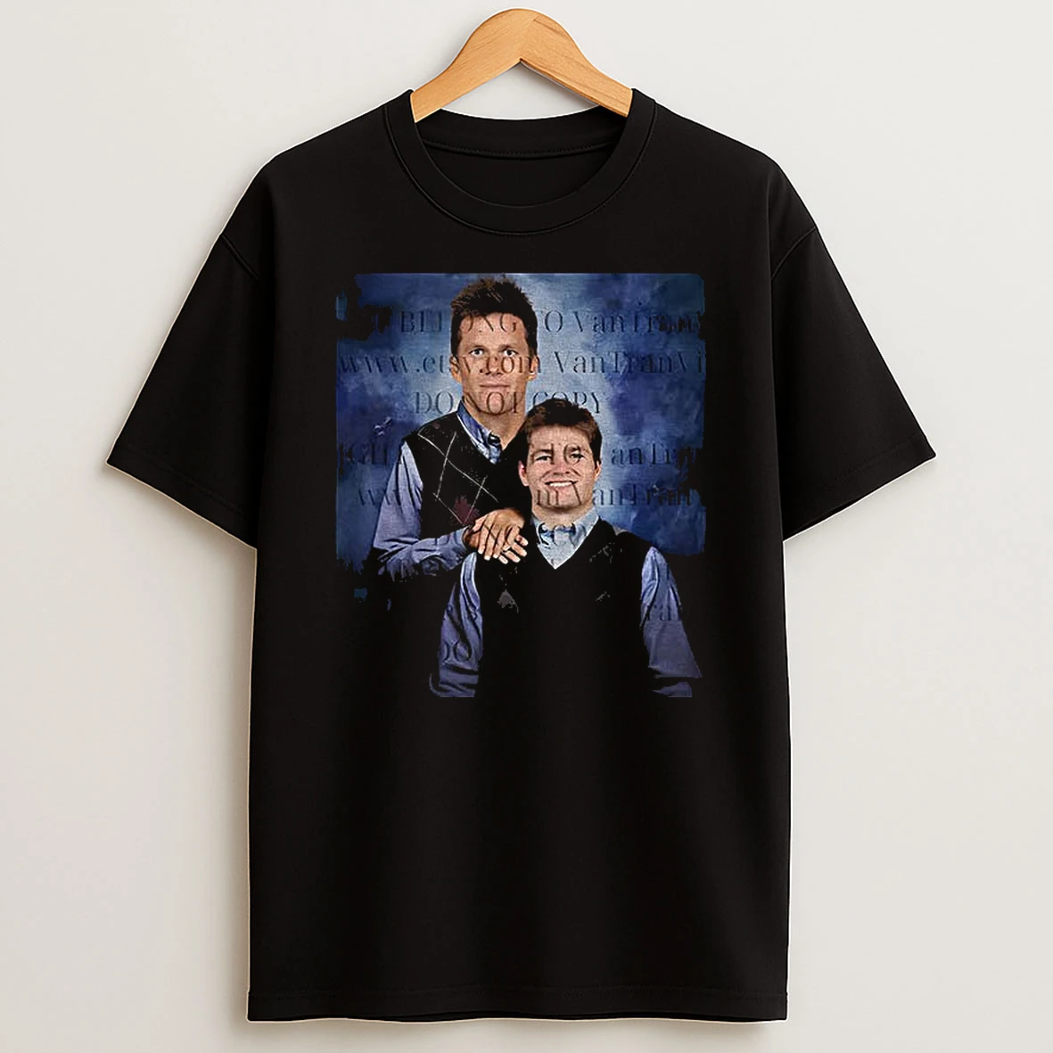 Tom Brady And Drake Maye Step Brothers New England Patriots Football Vintage T Shirt