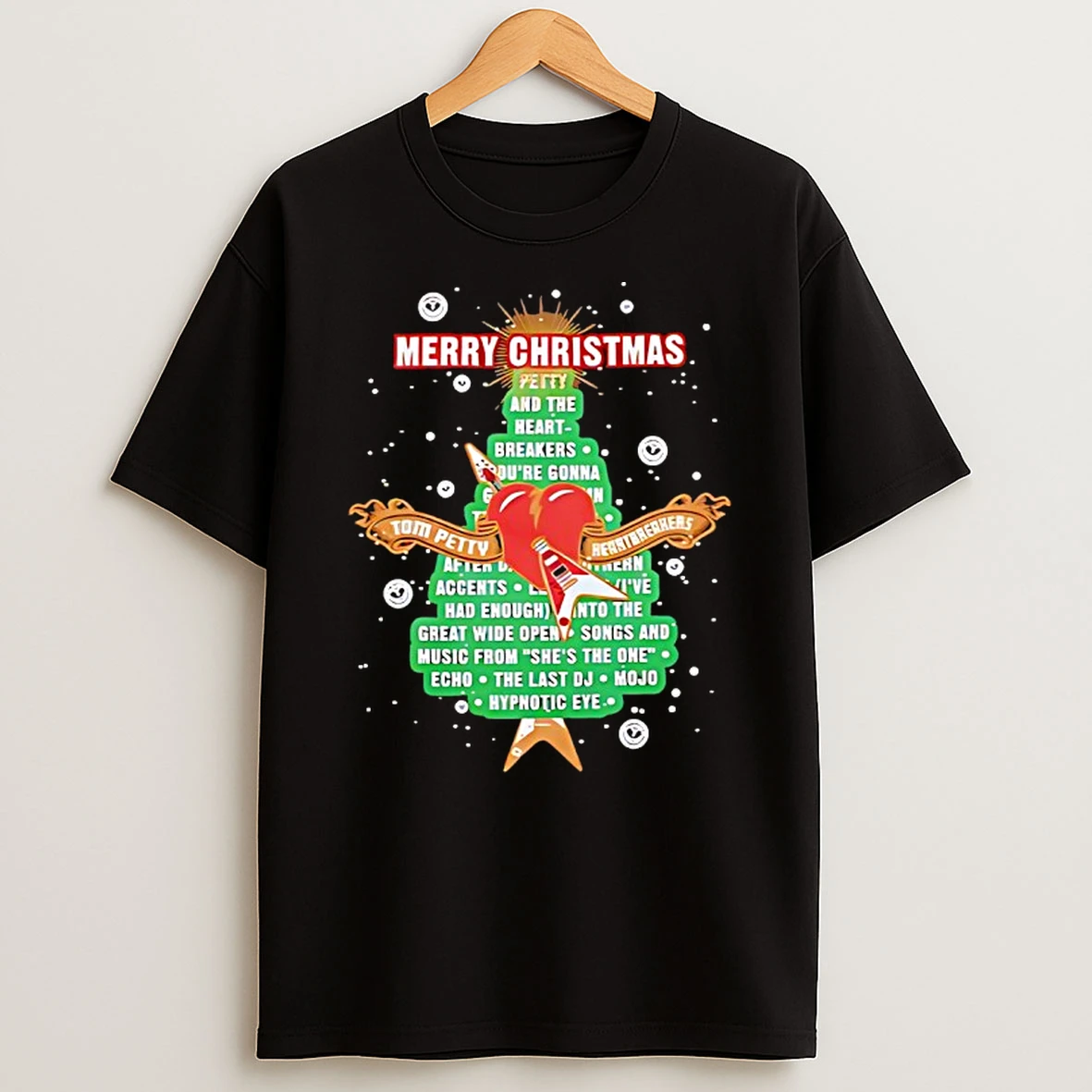 Tom Petty And The Heartbreakers Merry Christmas T Shirt