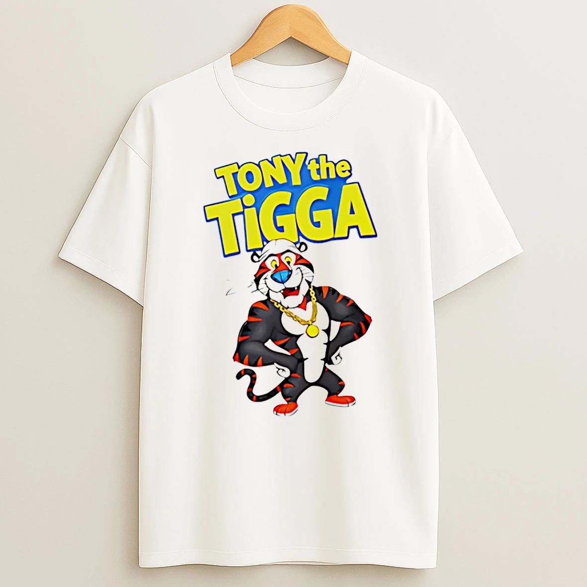 Tony The Tigga Kelloggs Frosted Flakes Cereal Mascot Meme T Shirt