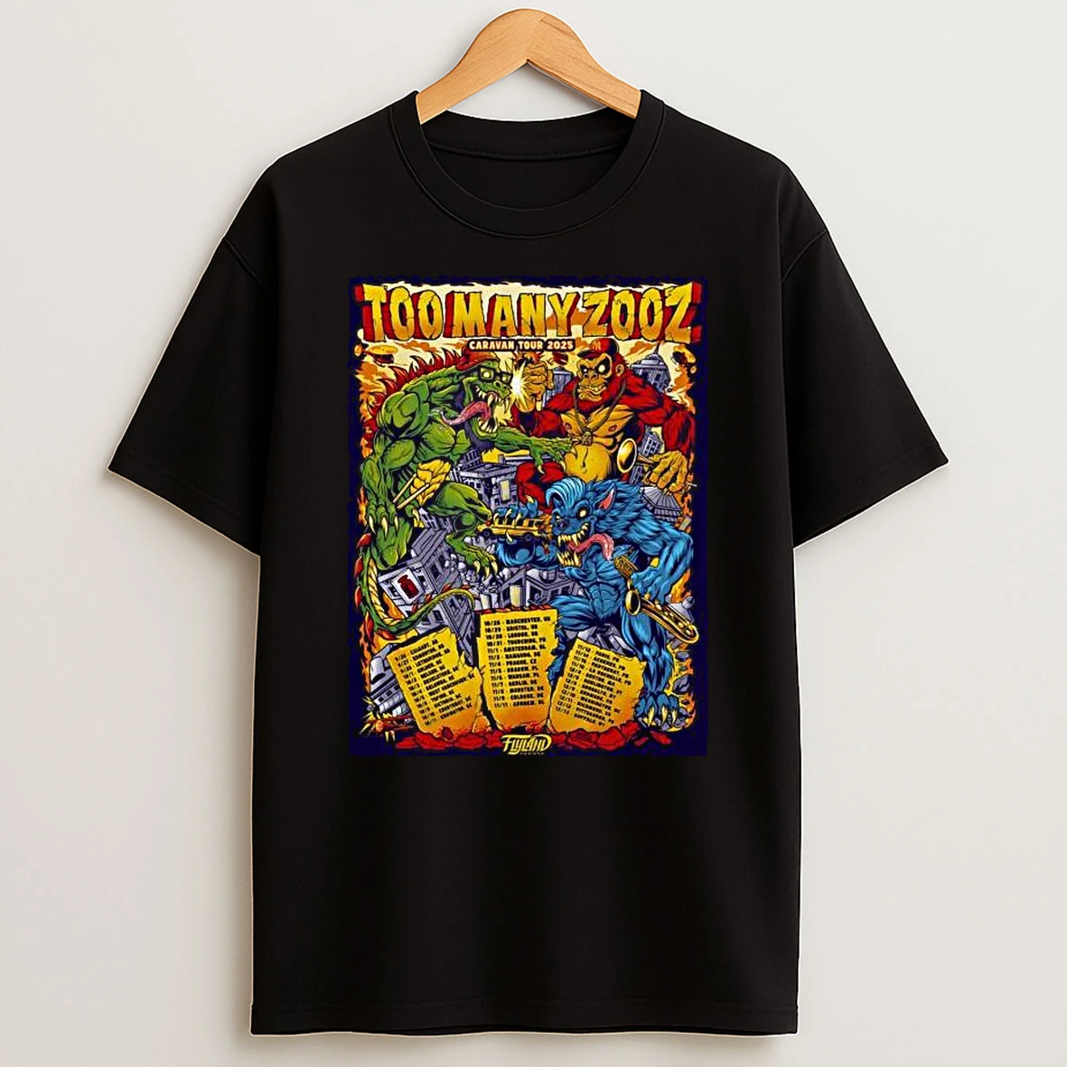 Too Many Zooz Tour Caravan 2025 T Shirt