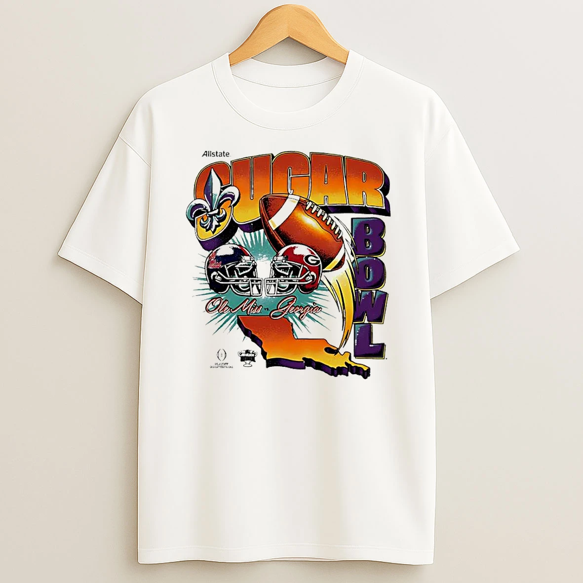 Top Allstate Sugar Bowl 2026 Ole Miss Vs Georgia Vintage T Shirt
