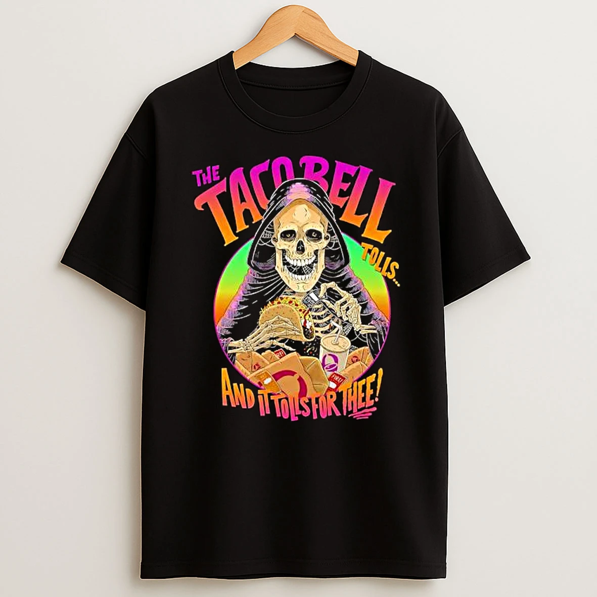 Top The Bell Tolls Death And It Tolls For Thee T Shirt