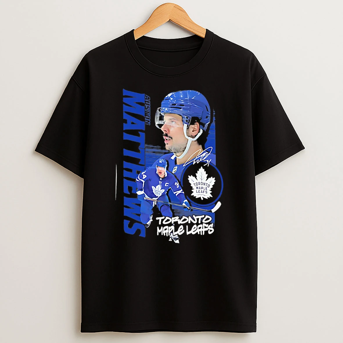 Toronto Maple Leafs Auston Matthews Playmaker Signature T Shirt