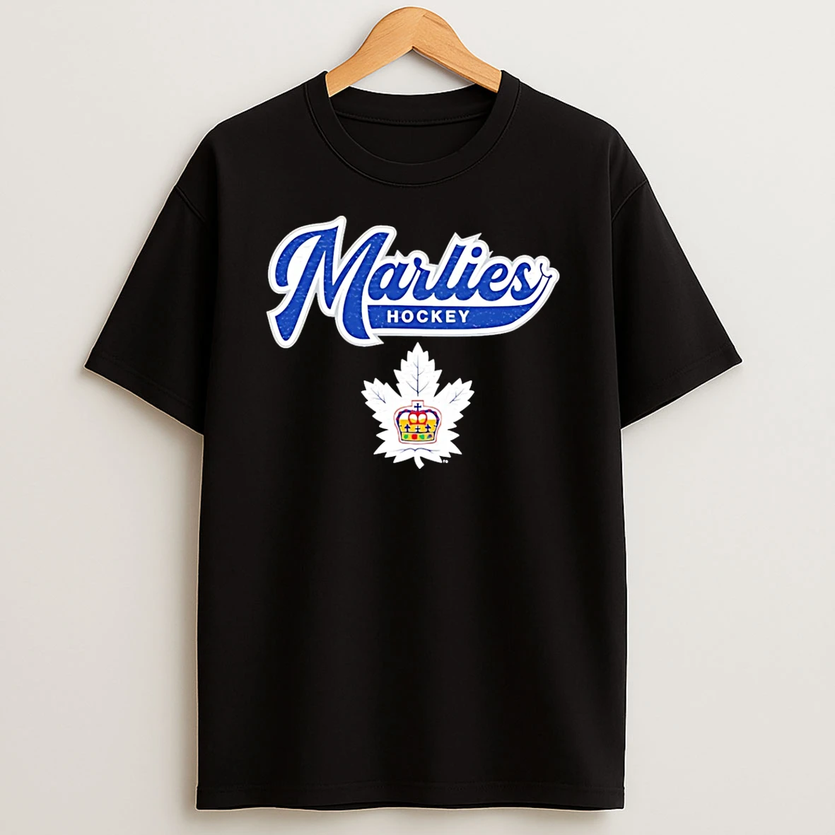 Toronto Maple Leafs Marlies Hockey Logo T Shirt