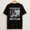 Traktortraek Danish Airlines We Fly Low T Shirt