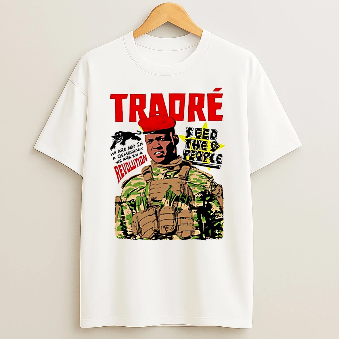 Traore Feed The People Circle T Shirt