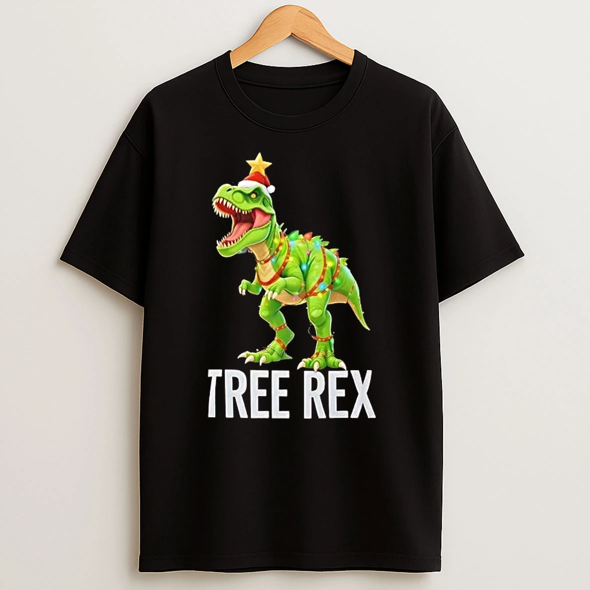 Tree Rex Christmas Dinosaur Holiday T Shirt