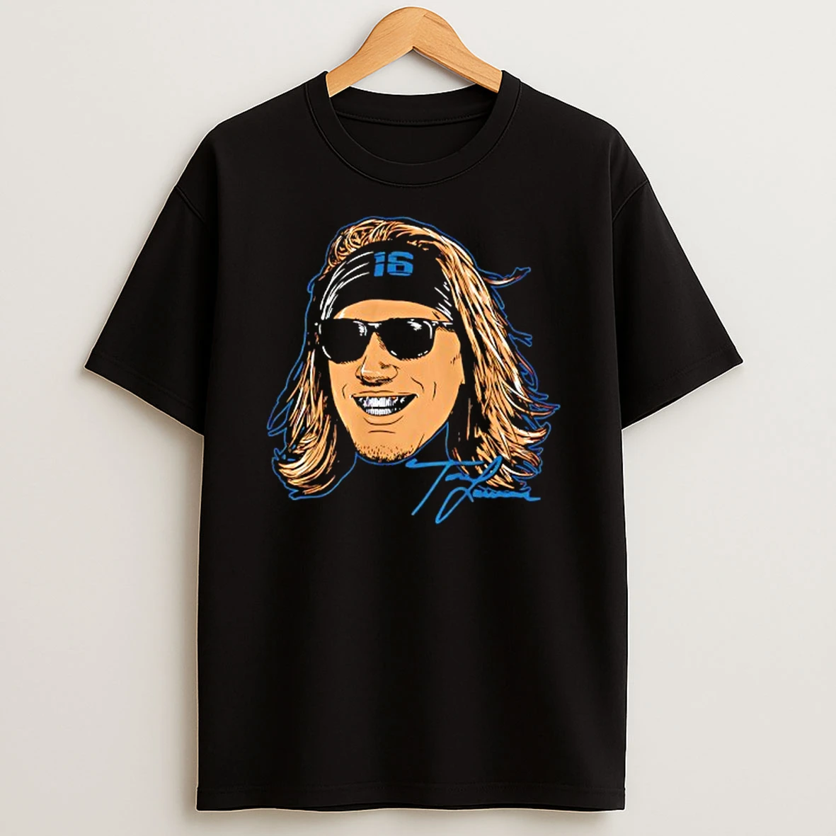 Trevor Lawrence Grill Swag Head Jacksonville Jaguars Football Signature T Shirt