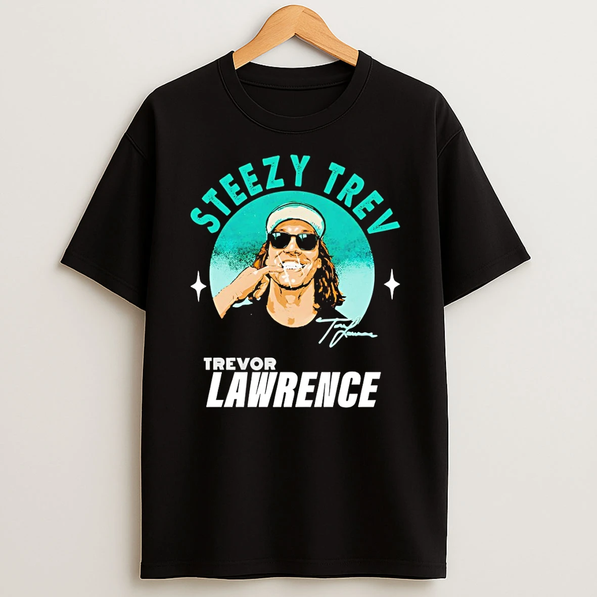 Trevor Lawrence Jacksonville Steezy Trev Grill Swag T Shirt