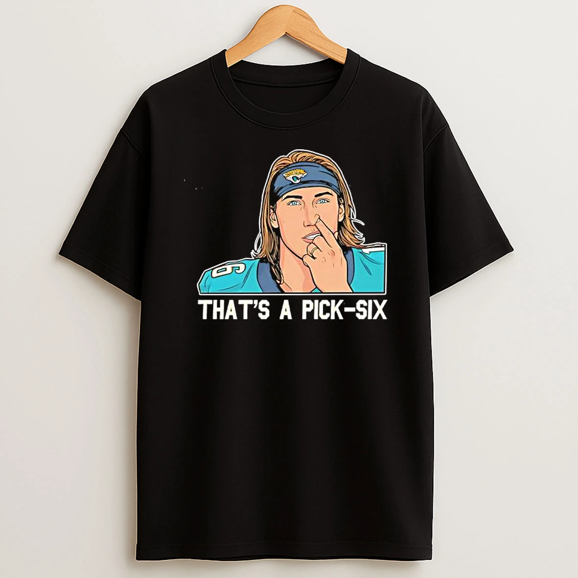 Trevor Lawrence Thats A Pick Six Jacksonville Jaguars Player Graphic T Shirt
