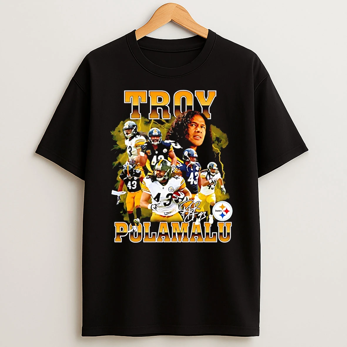 Troy Polamalu Pittsburgh Steelers Vintage 90s 2026 T Shirt