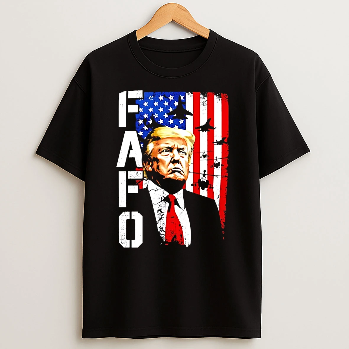 Trump Fafo 2026 Usa Flag T Shirt