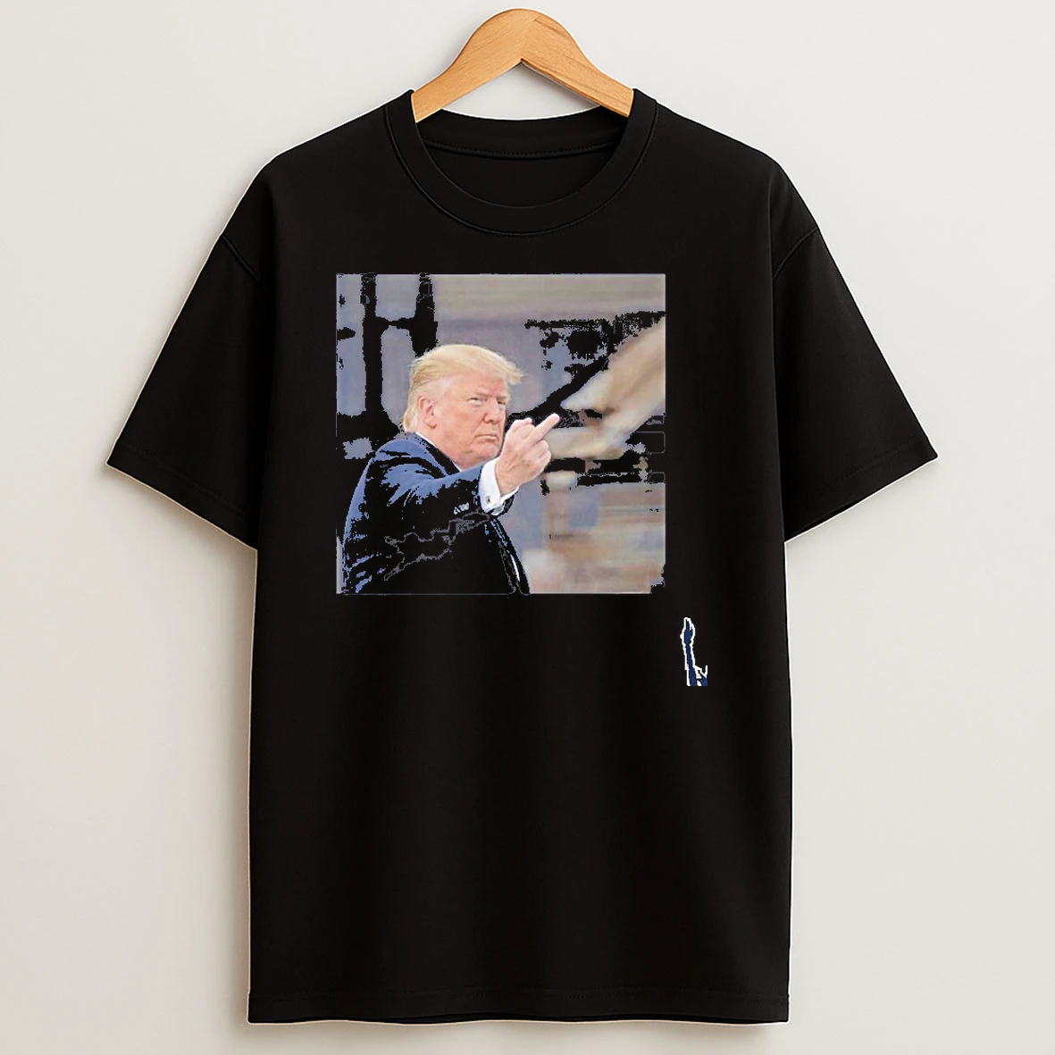 Trump Flips Off Middle Finger On Michigan T Shirt