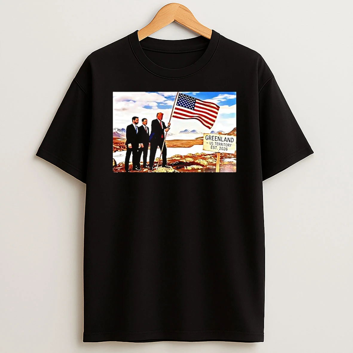 Trump Greenland Us Territory Est 2026 T Shirt