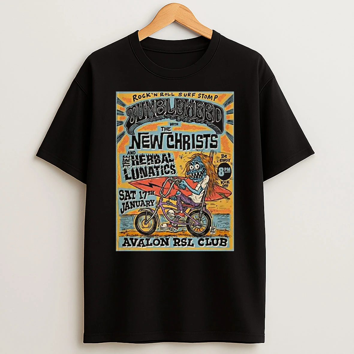 Tumbleweed Avalon Beach Concert Jan 17 2026 T Shirt
