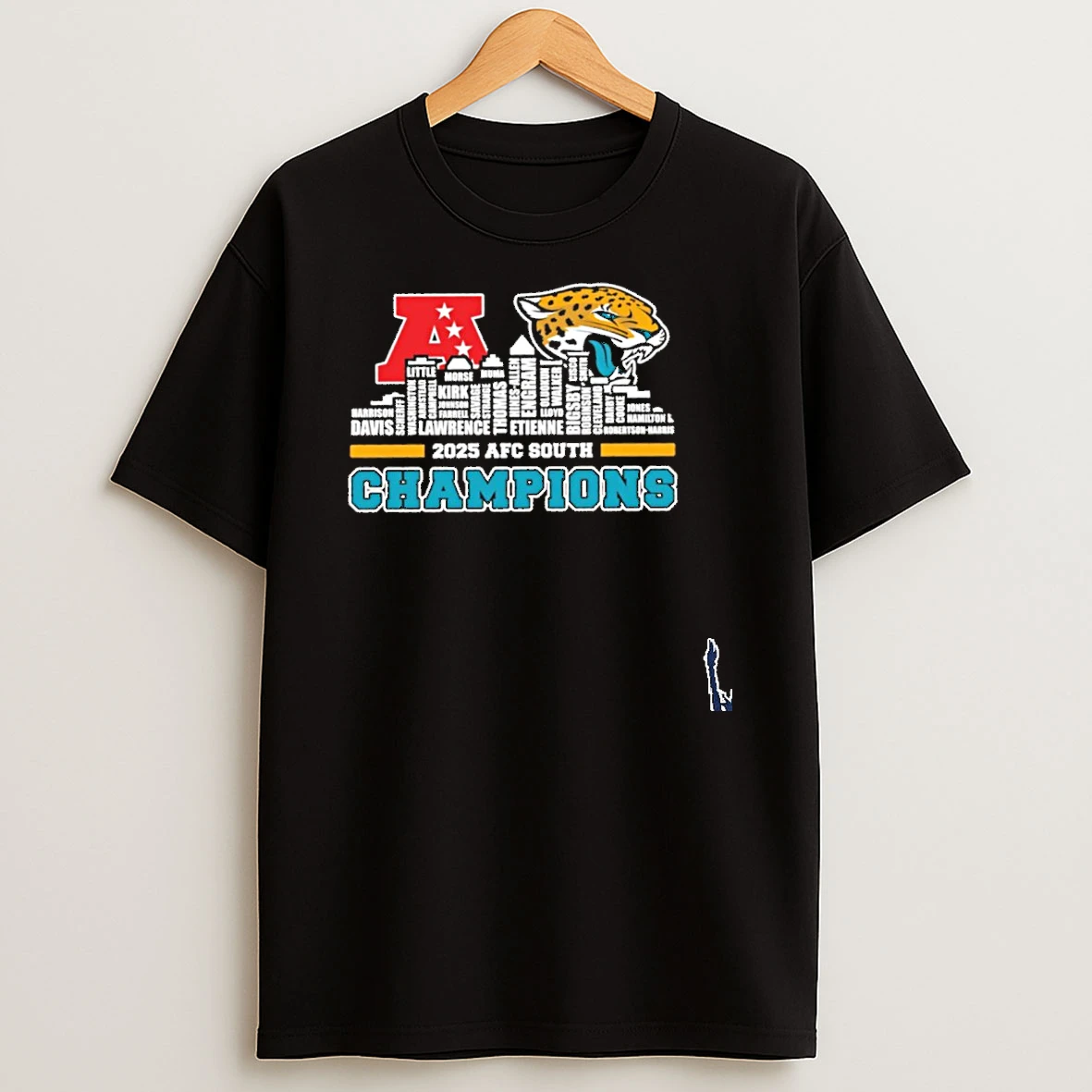 Typo City 2025 Afc South Champions T Shirt