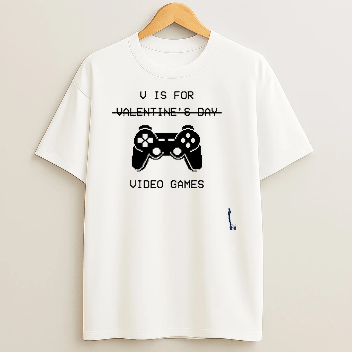 U Is For Valentines Day Video Games T Shirt
