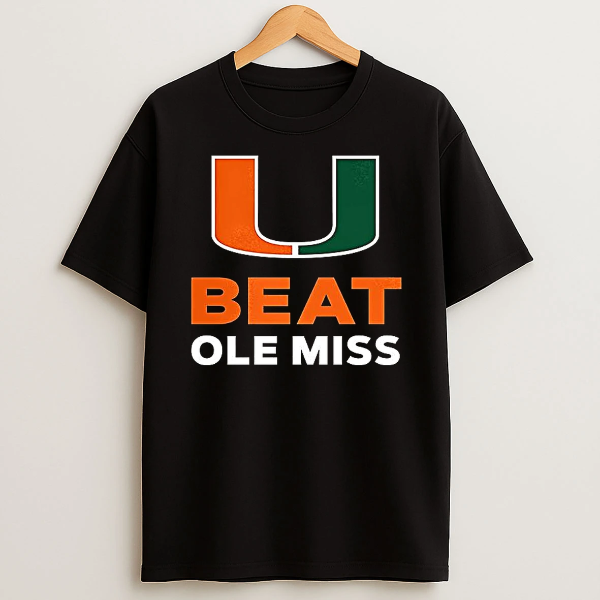 U Miami Football Beat Ole Miss 2026 T Shirt