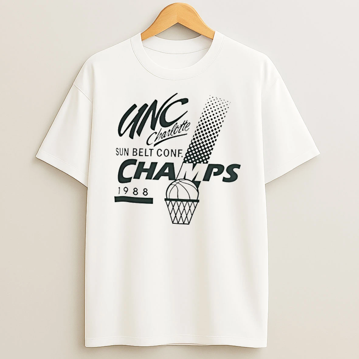 Unc Charlotte Champs 1988 Sun Belt Conf T Shirt