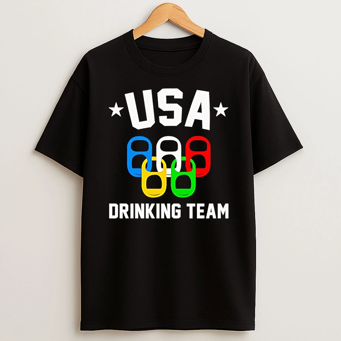 Usa Drinking Team Graphic T Shirt