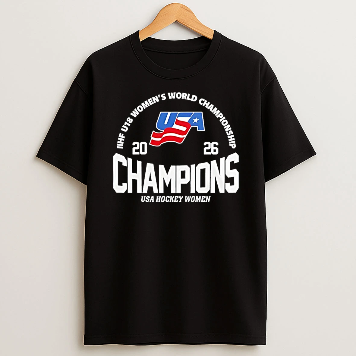 Usa Hockey 2026 U18 Womens World Champions T Shirt