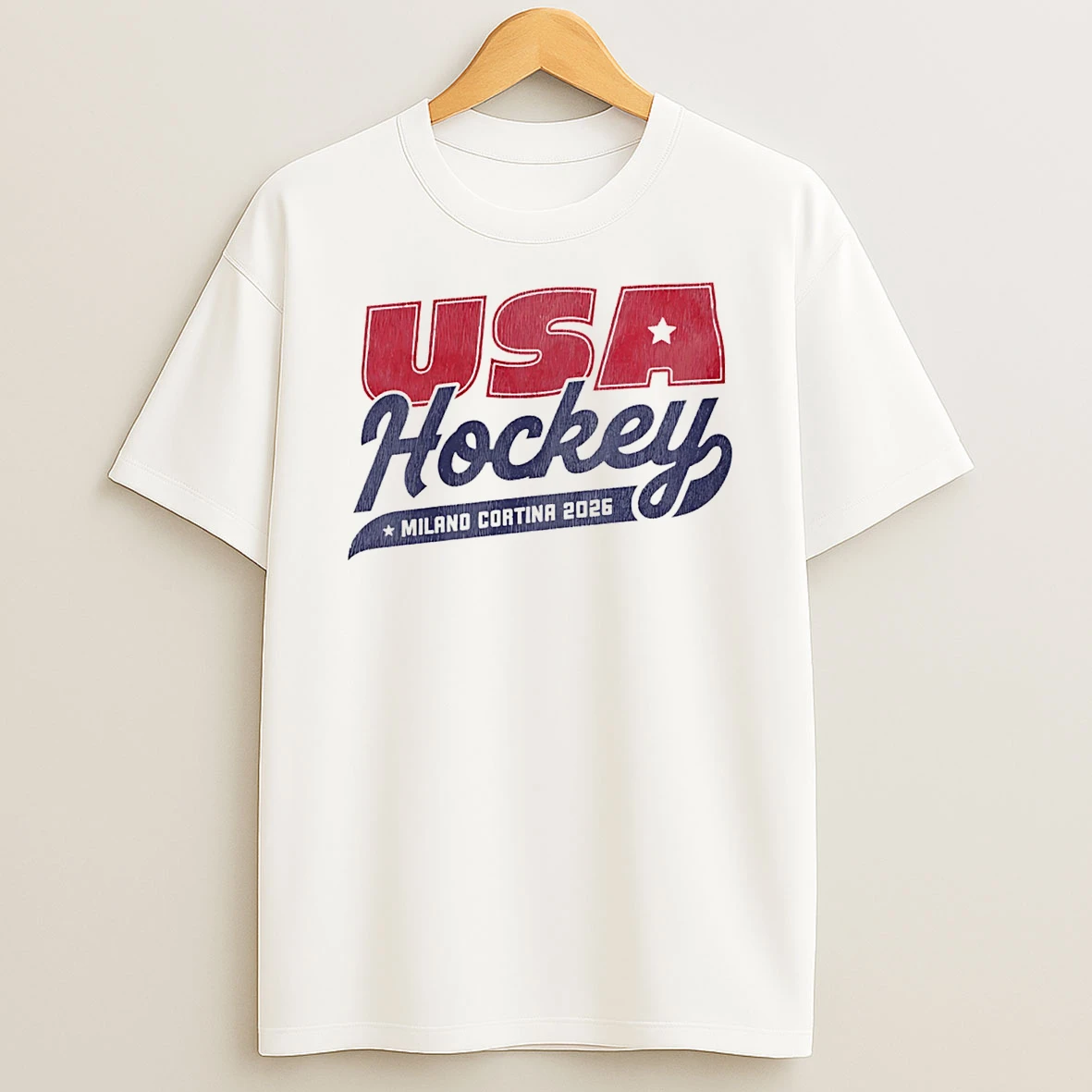 Usa Hockey Milano Cortina 2026 T Shirt