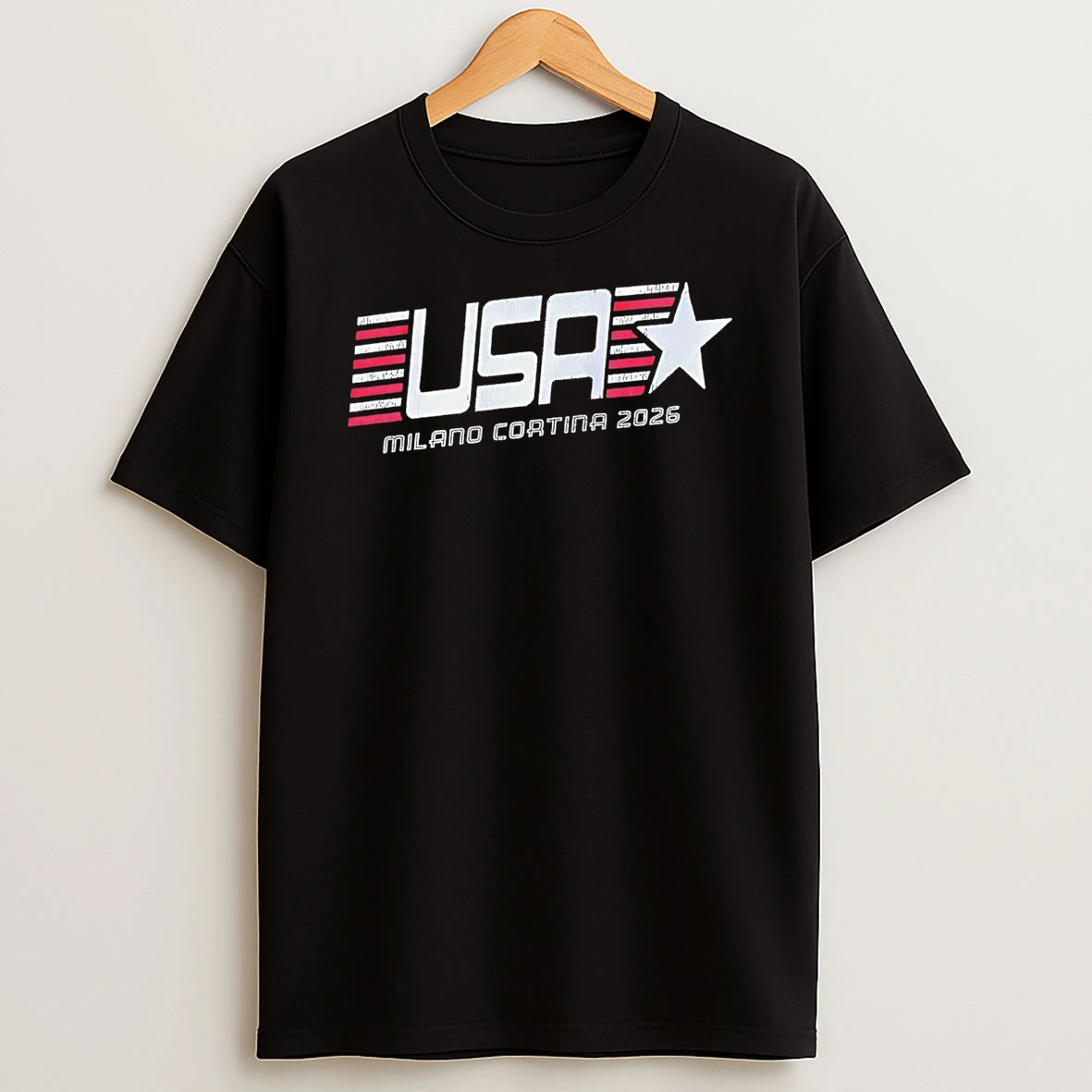 Usa Mc26 Hockey Milano Cortina 2026 T Shirt