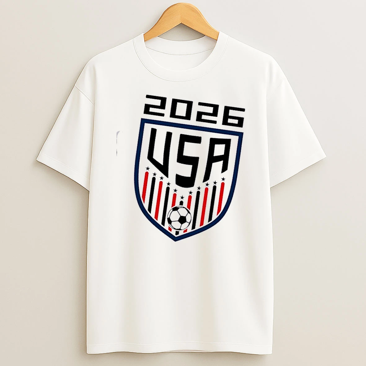 Usa Soccer Player 2026 Fan Logo T Shirt