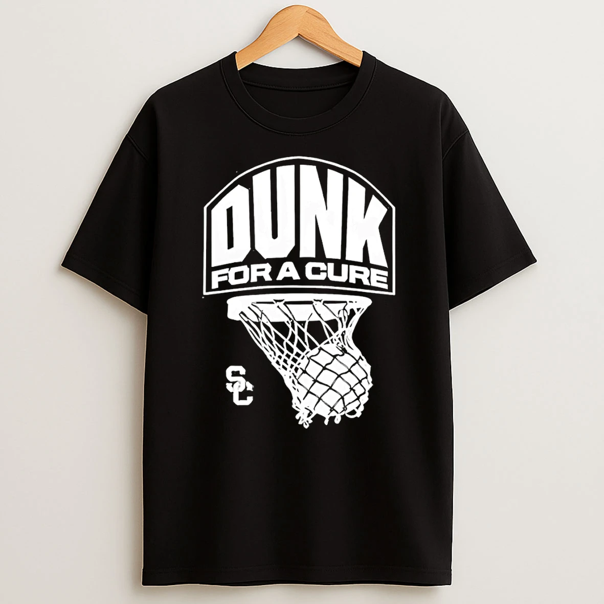 Usc Trojans Basketball Dunk For A Cure T Shirt