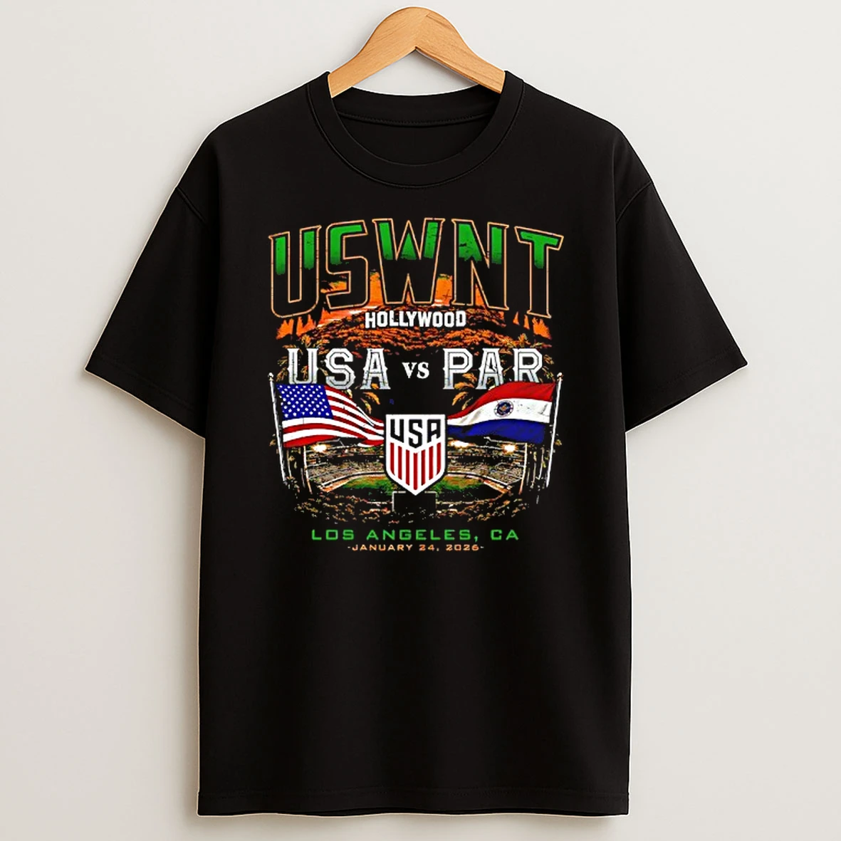 Uswnt Vs Paraguay Hollywood 2026 T Shirt