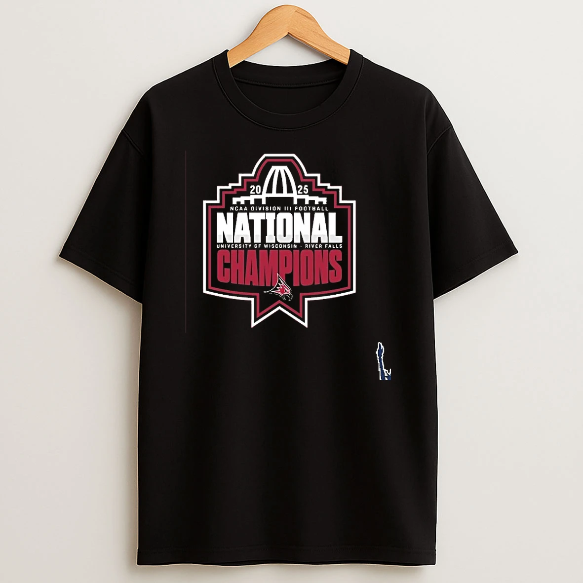 Uw River Falls Falcons Ncaa Diii Football National Champions Logo T Shirt