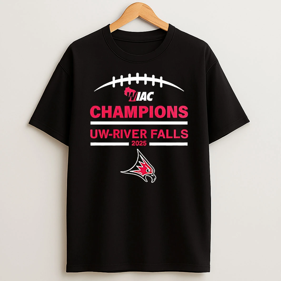 Uw River Falls Uwrffalcons Champions 2025 T Shirt