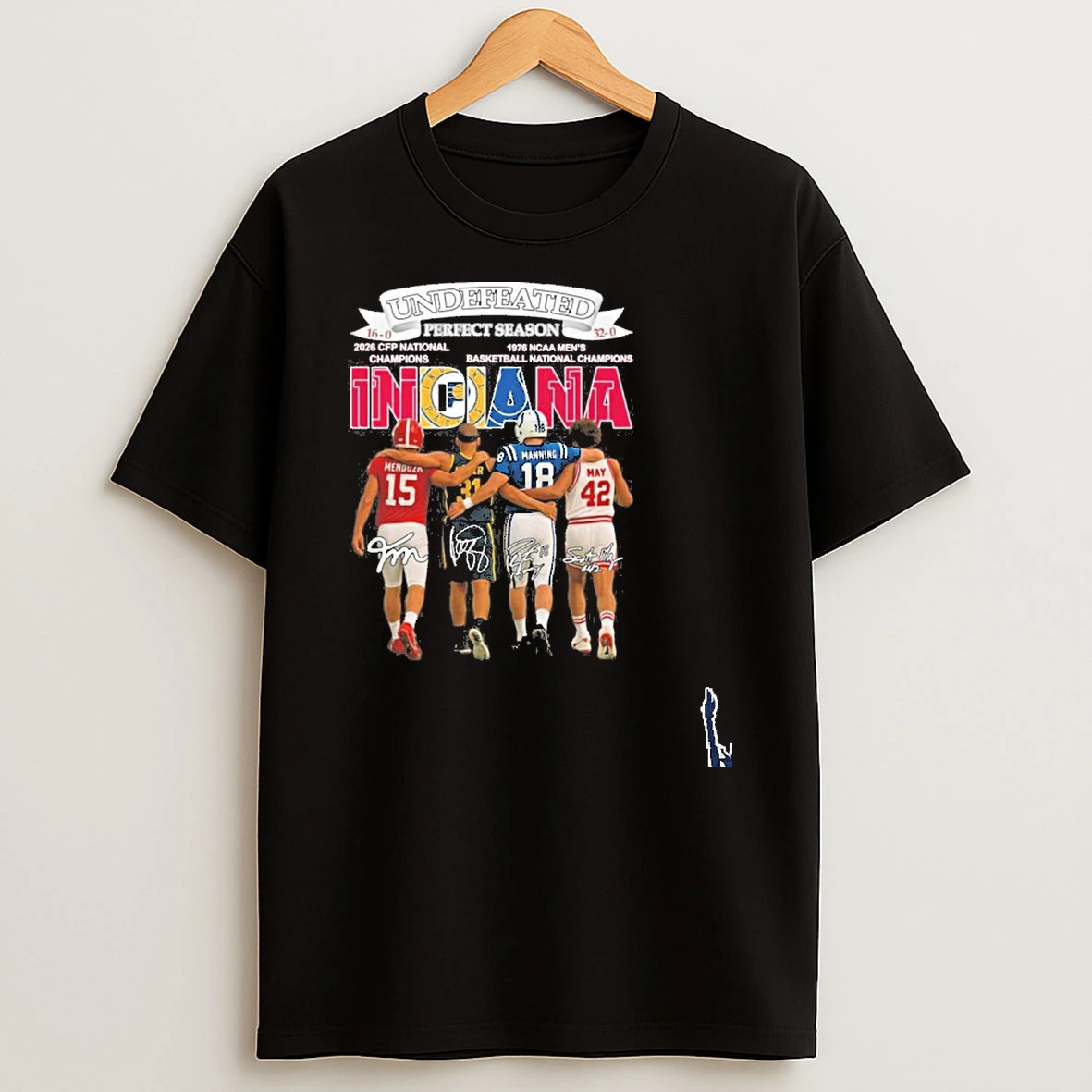 Undefeated Perfect Season Indiana Sports Teams Players T Shirt