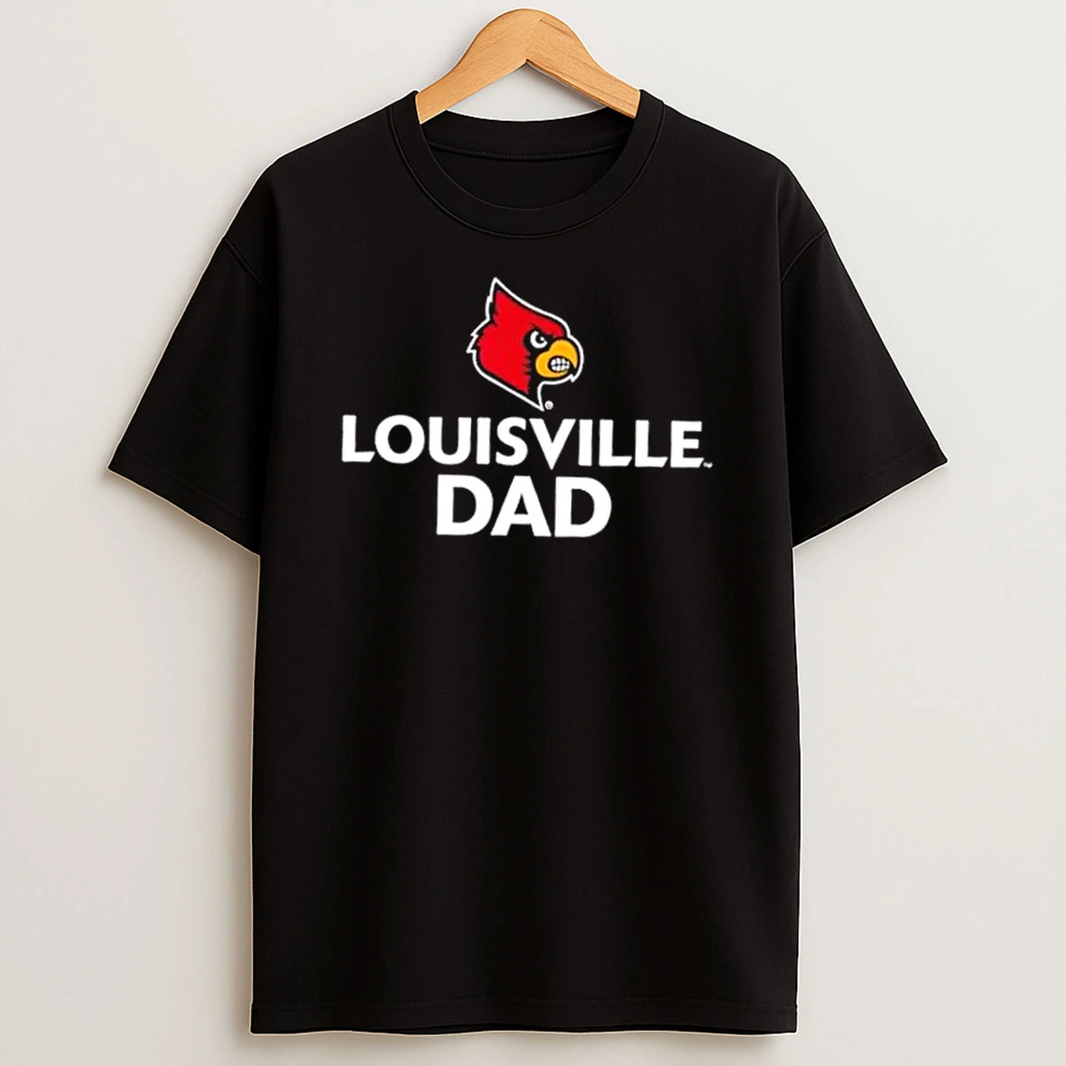 University Of Louisville Cardinals Dad Logo T Shirt