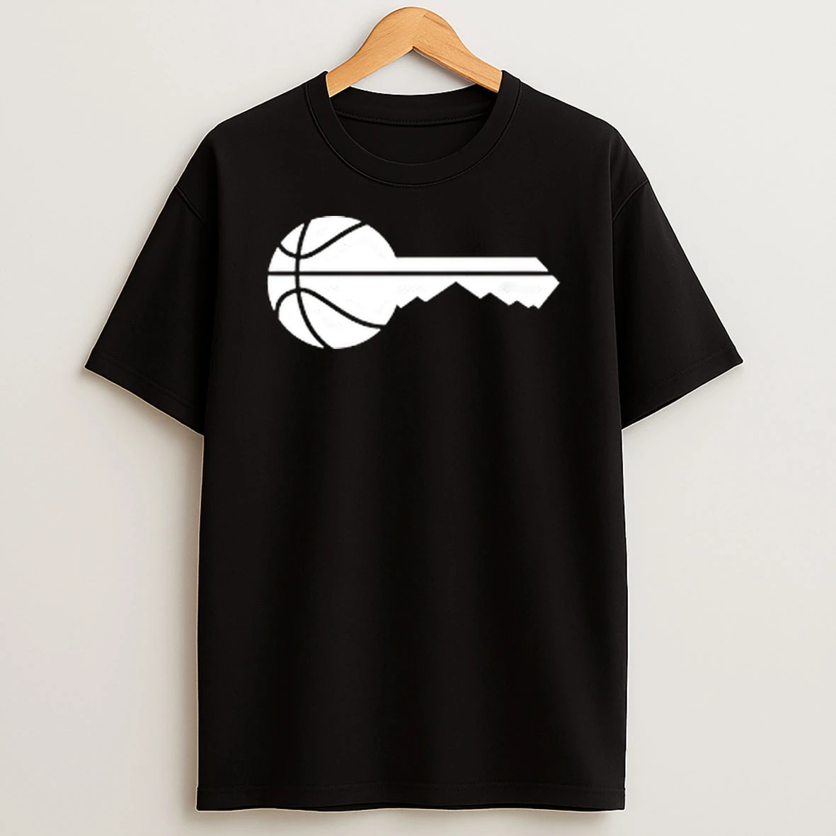 Utah Jazz Basketball Key Logo T Shirt