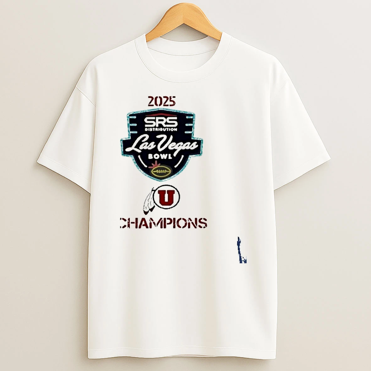 Utah Utes Las Vegas Bowl Champions T Shirt