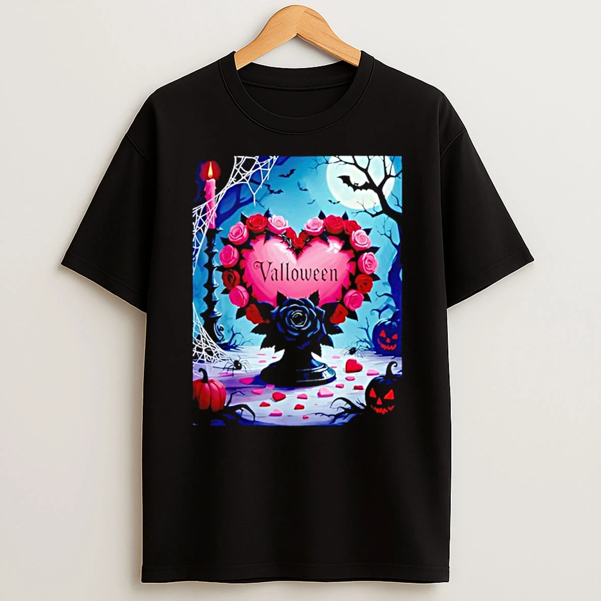 Valloween Romance And Menace T Shirt