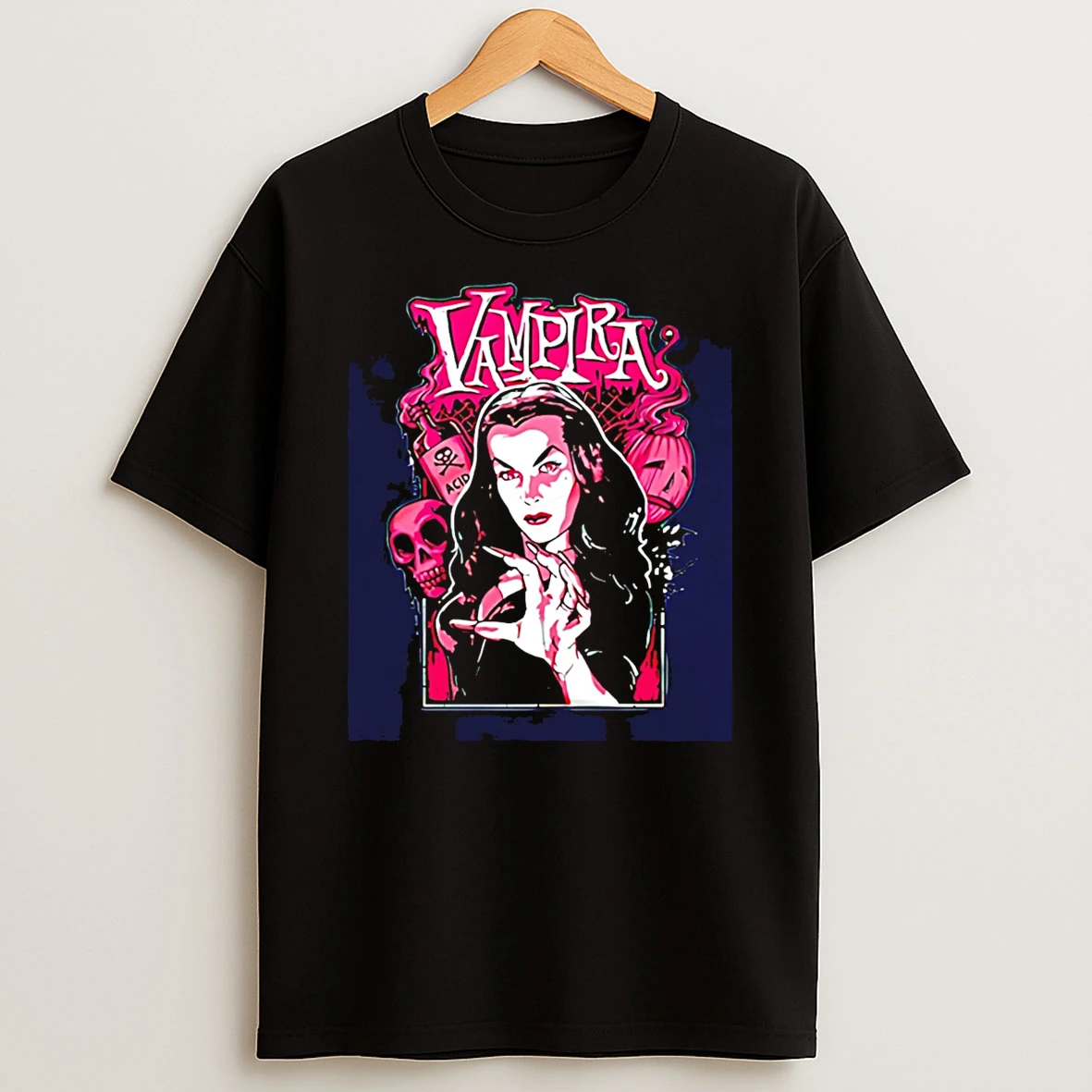 Vampira Midnight Ramble Graphic T Shirt