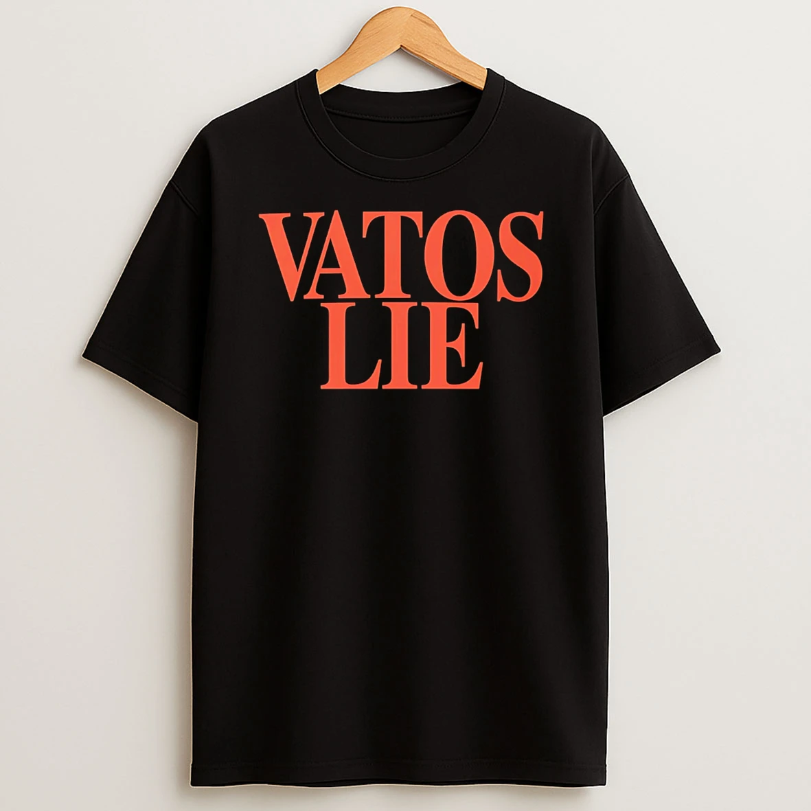 Vatos Lie Text T Shirt