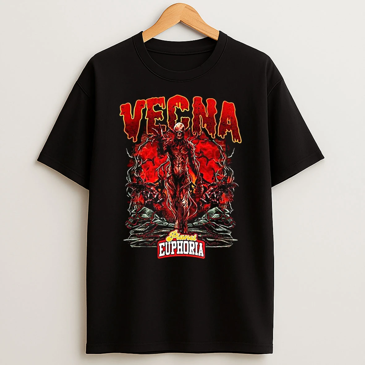 Vecna And Demogorgon Stranger Things Villain T Shirt